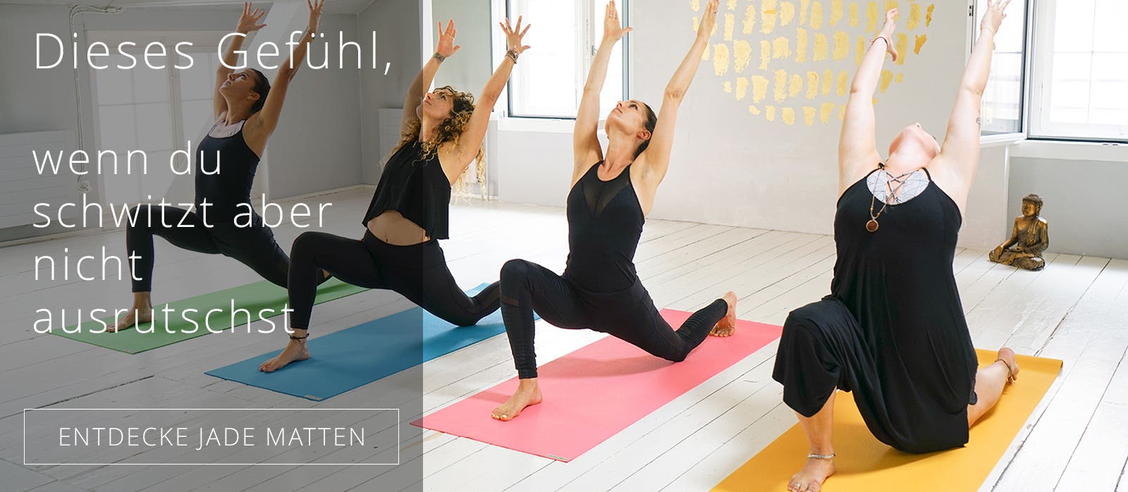 Rutschfeste Yogamatten von Jade
